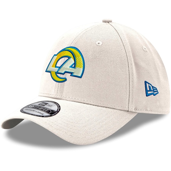 NFL Other - SOLD - Los Angeles Rams New Era LA Logo Iced II 39THIRTY Flex Hat White Large/X-